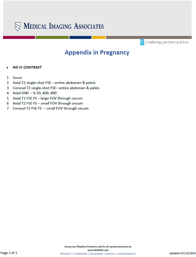 MR Appendix in Pregnancy 07-16-2026